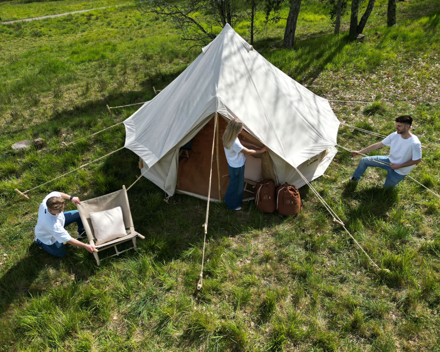 Asgard Eco 12.6 Glamping Tent - 12.6 m² | 6 person | Sandshell - Image 3