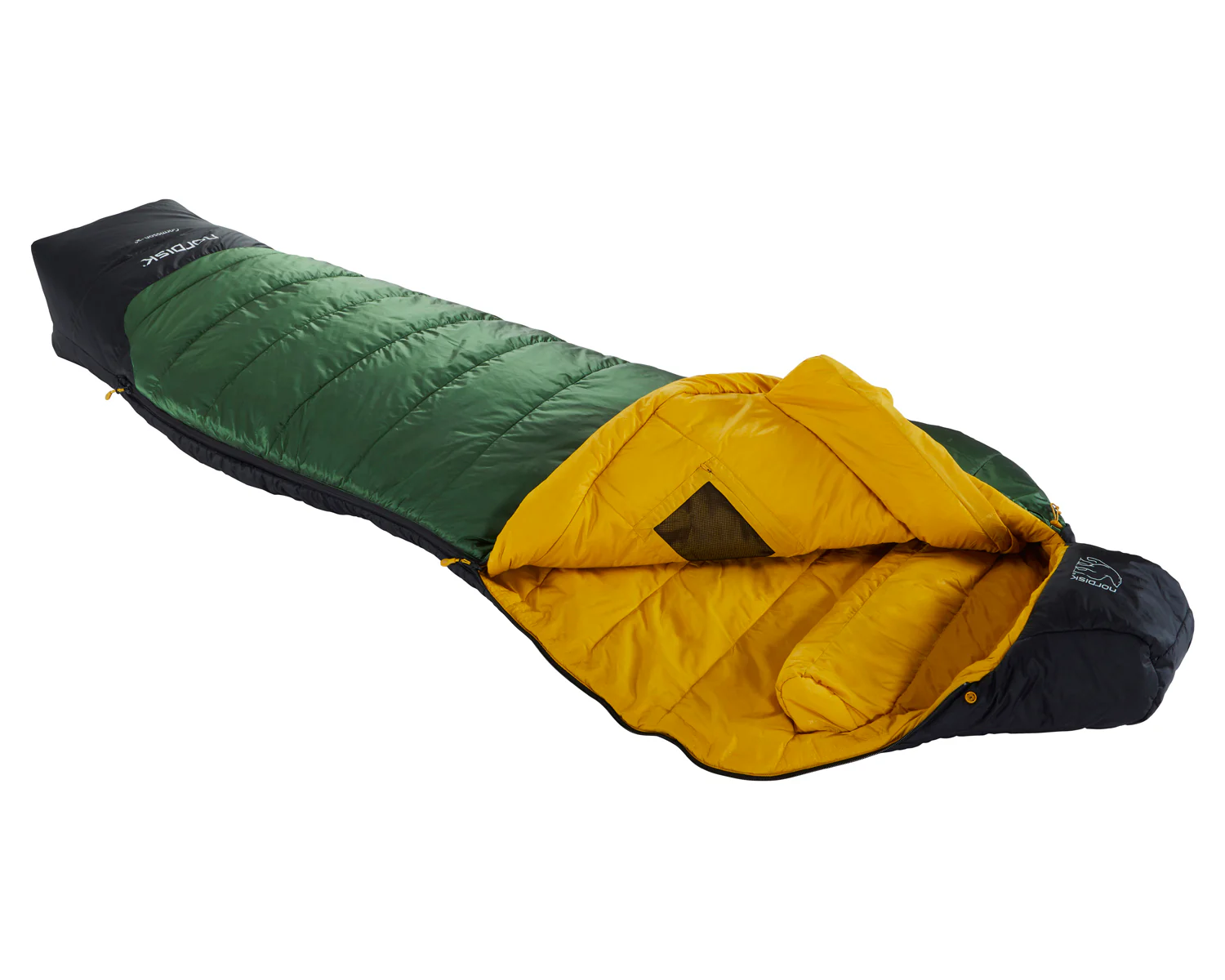 Gormsson -2° Curve Sleeping Bag - Artichoke Green - Image 3