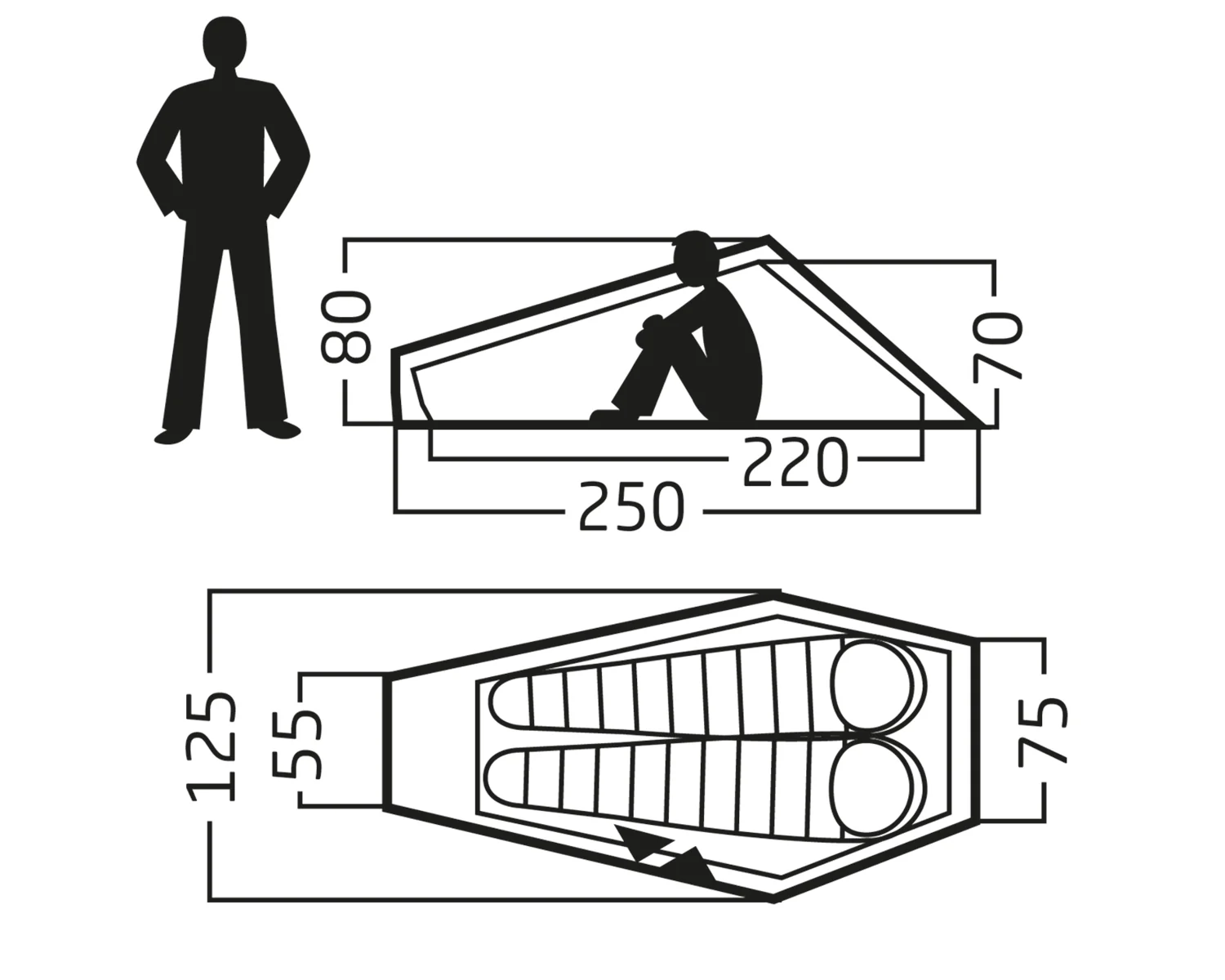 Lofoten 2 ULW Tent - 2 person | Burnt Red - Image 7