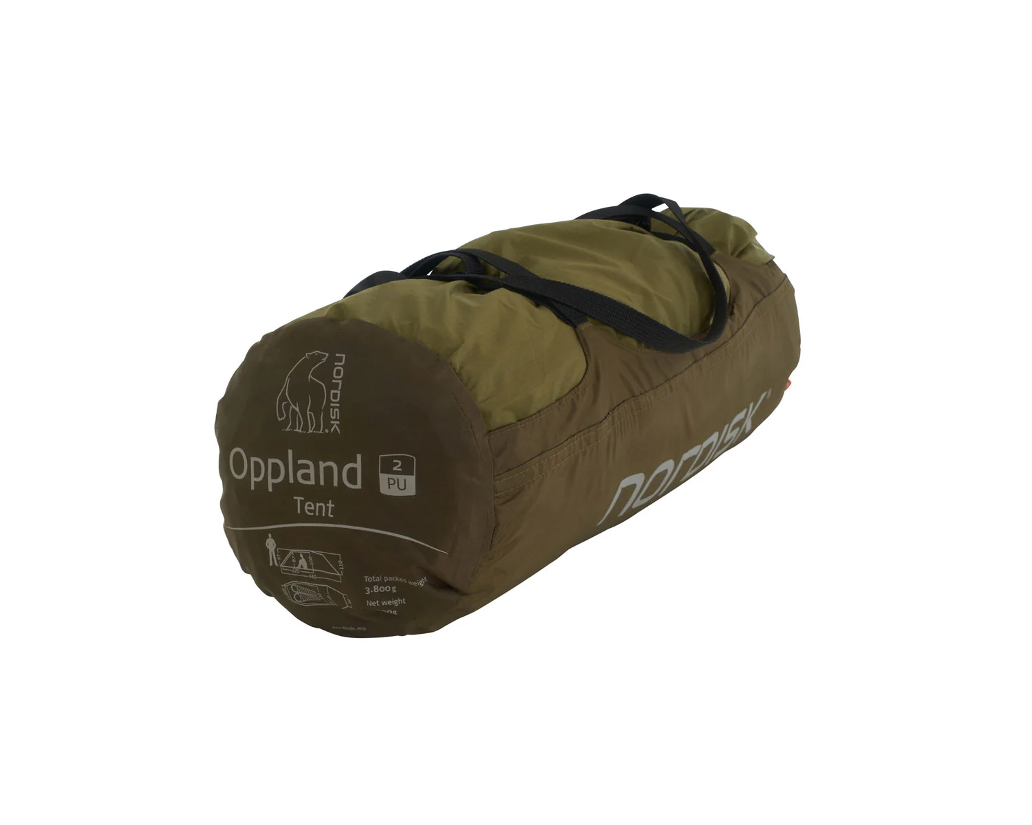 Oppland 2 PU (2.0) Tent - 2 person | Dark Olive - Image 14