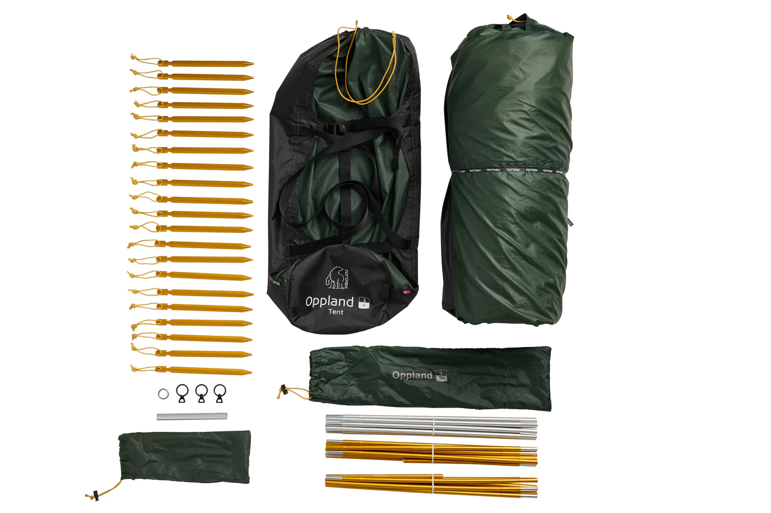 Oppland 3 SI (2.0) Tent - 3 person | Deep Forest Green - Image 21
