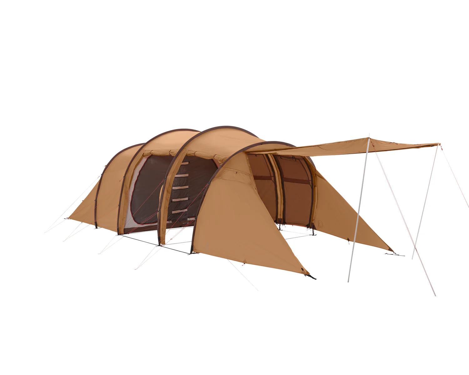 Reisa 6 PU Tent - 6 person | Cashew Brown - Image 3