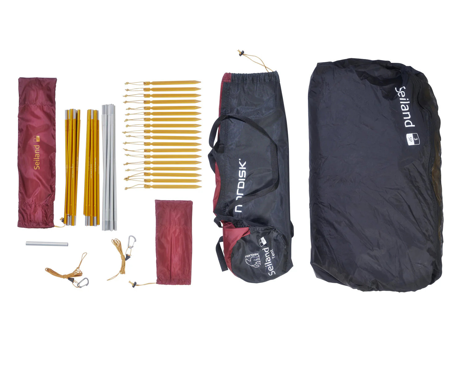 Seiland 3 SP tent - 3 person - Burnt Red - Image 17
