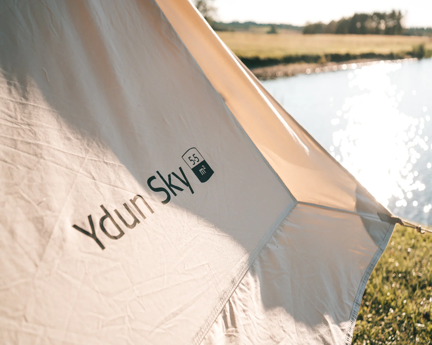 Ydun Sky 5.5 Glamping Tent - 5.5 m² | 4 person | Sandshell - Image 11