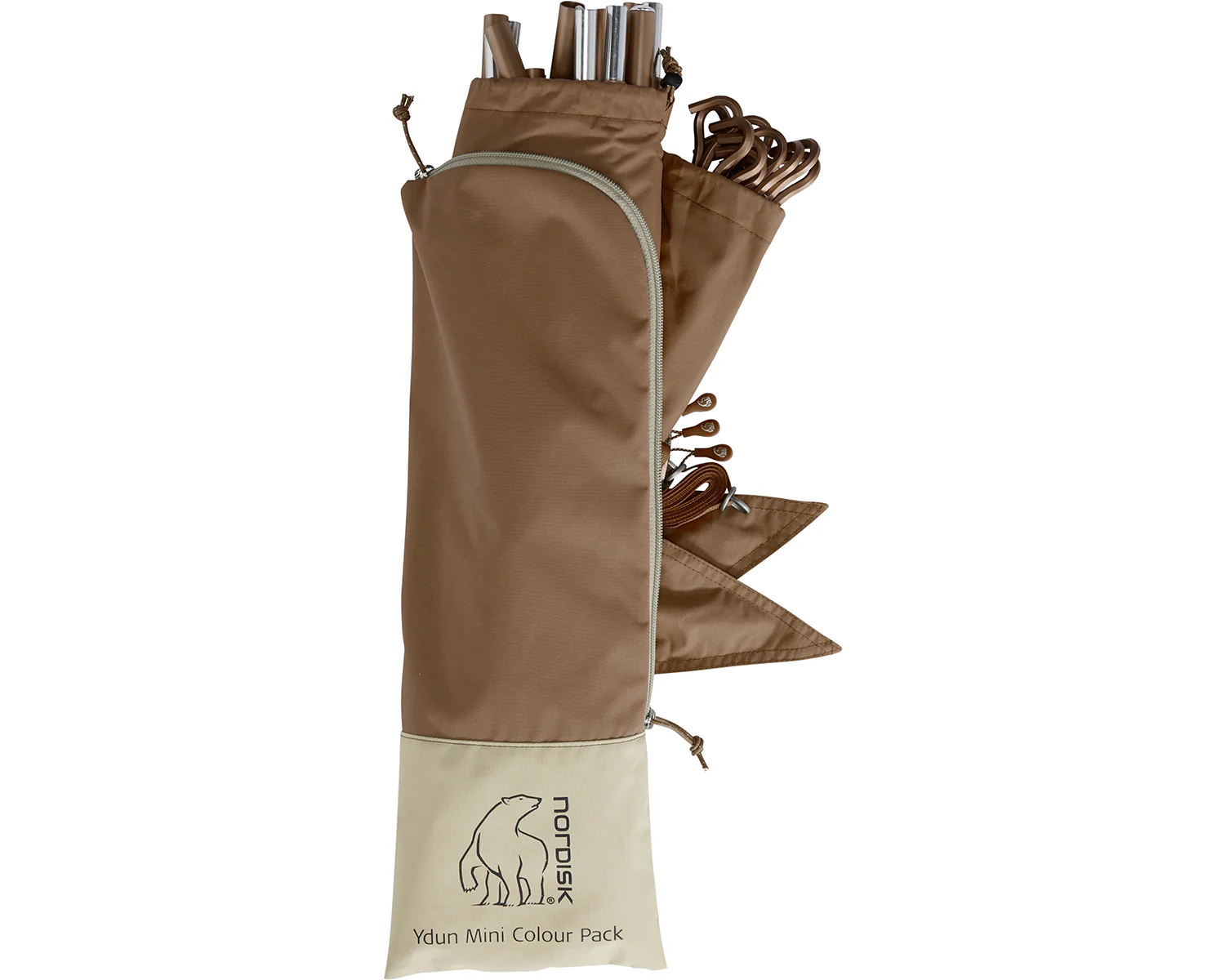 Ydun Tech Mini Glamping Tent Incl. Colour Pack - 2 person | Dachshund Chocolade - Image 23