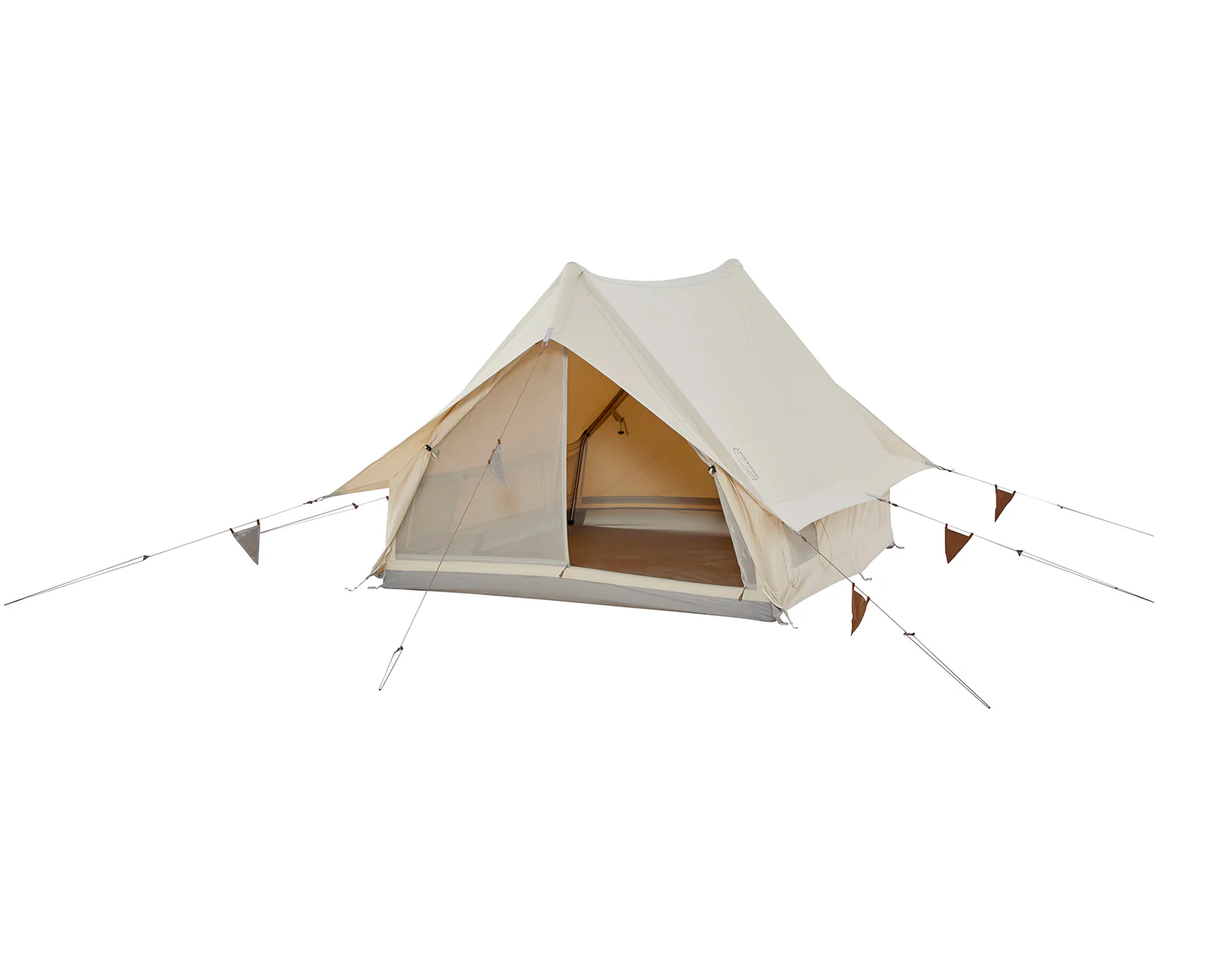 Ydun Tech Mini Glamping Tent Incl. Colour Pack - 2 person | Dachshund Chocolade - Image 6