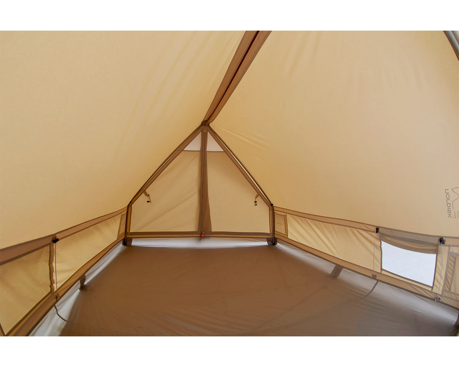 Ydun Tech Mini Glamping Tent Incl. Colour Pack - 2 person | Dachshund Chocolade - Image 8